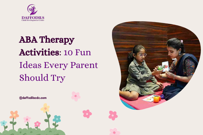 aba therapy activities